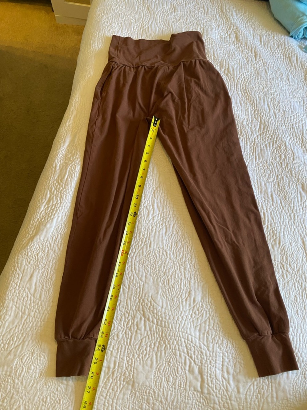 Pact women's Brown High-Rise travel Jogger Pants